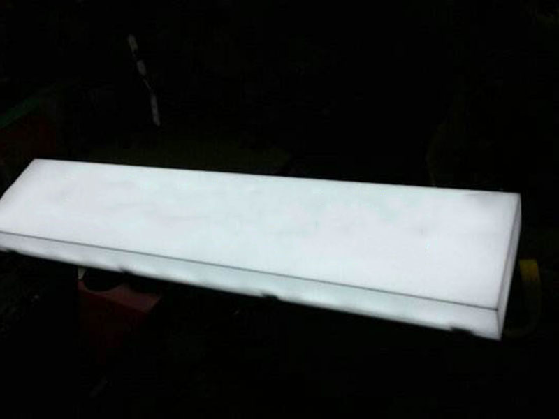 亞克力燈箱，亞克力德邦物流燈箱