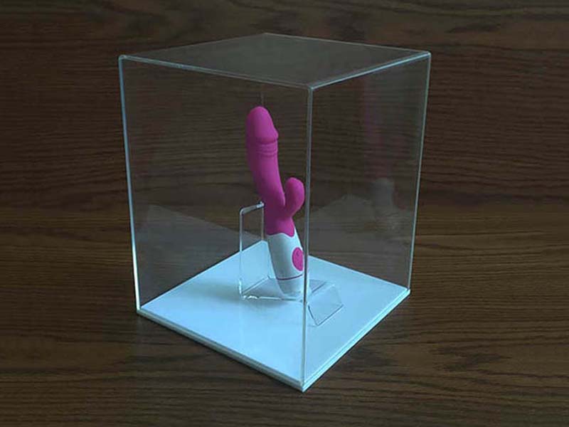 亞克力成人用品展架廠家定制振動(dòng)棒展示盒